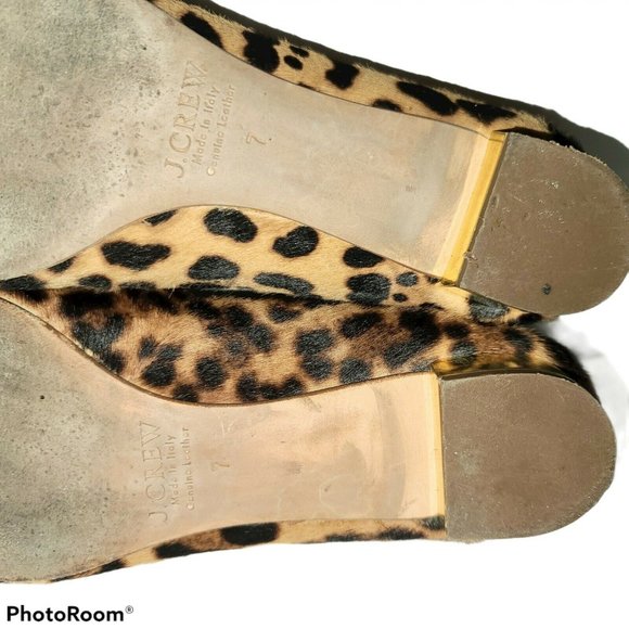 J. Crew Collection $298 Janey Cheetah Calf Hair    SB3 - Picture 12 of 12